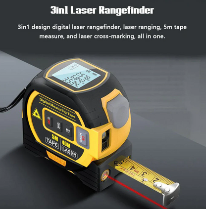 CraftYard™ 3 In 1 Laser Tape Measure