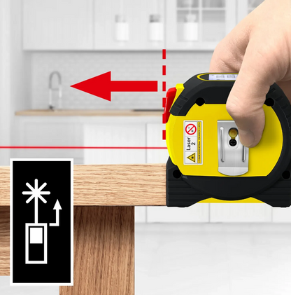 CraftYard™ 3 In 1 Laser Tape Measure