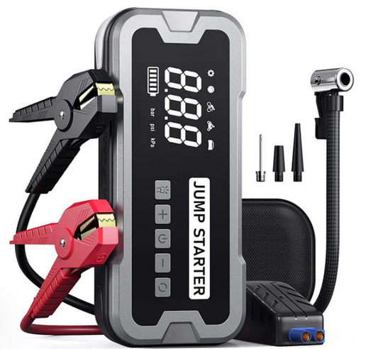 CraftYard™ 4 in 1 Portable Jump Starter with Air Pump Pro